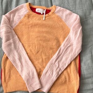 Cashmere Anthropologie Colorblock Sweater